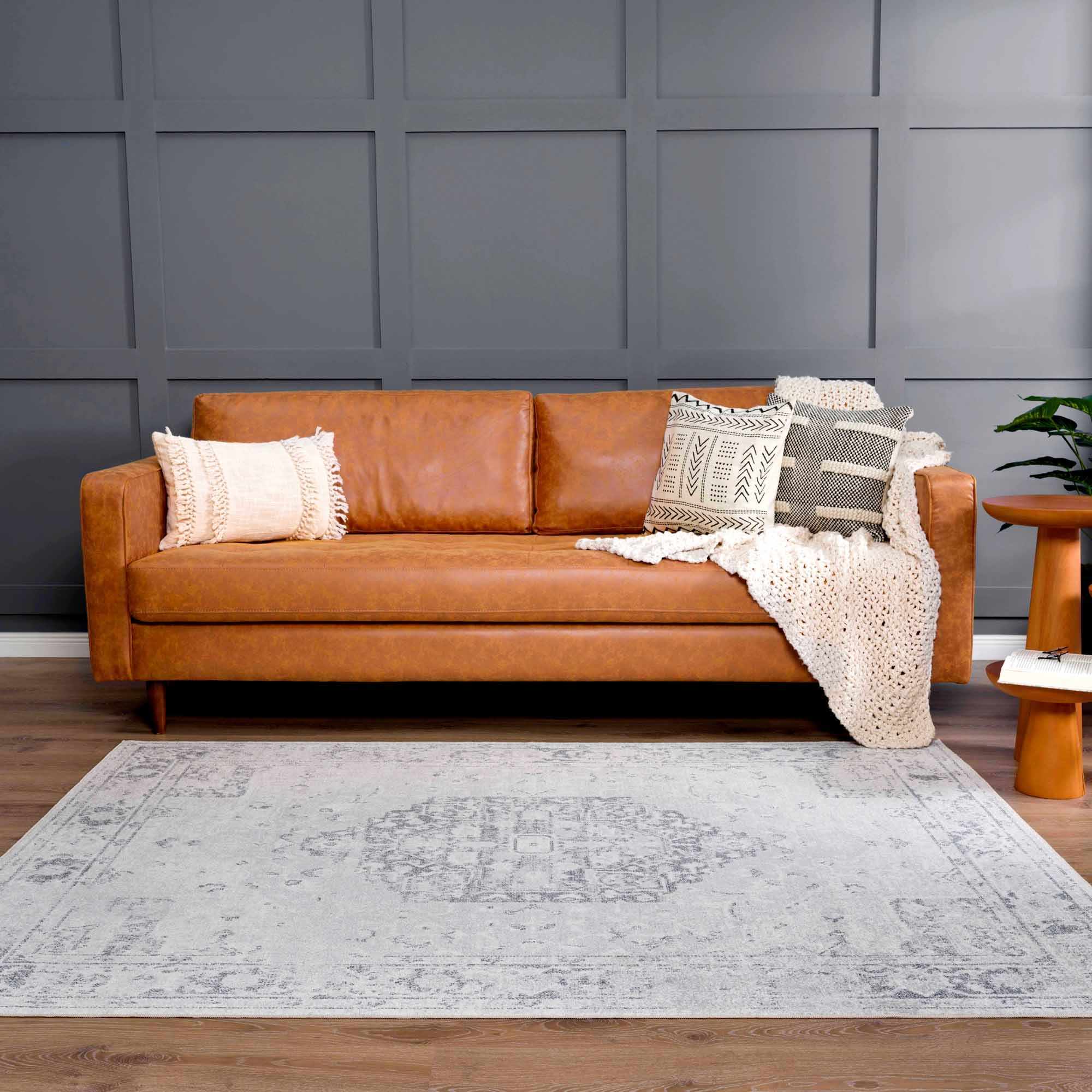 Akram Antrasit Flat Pile Washable Rug - Image 10
