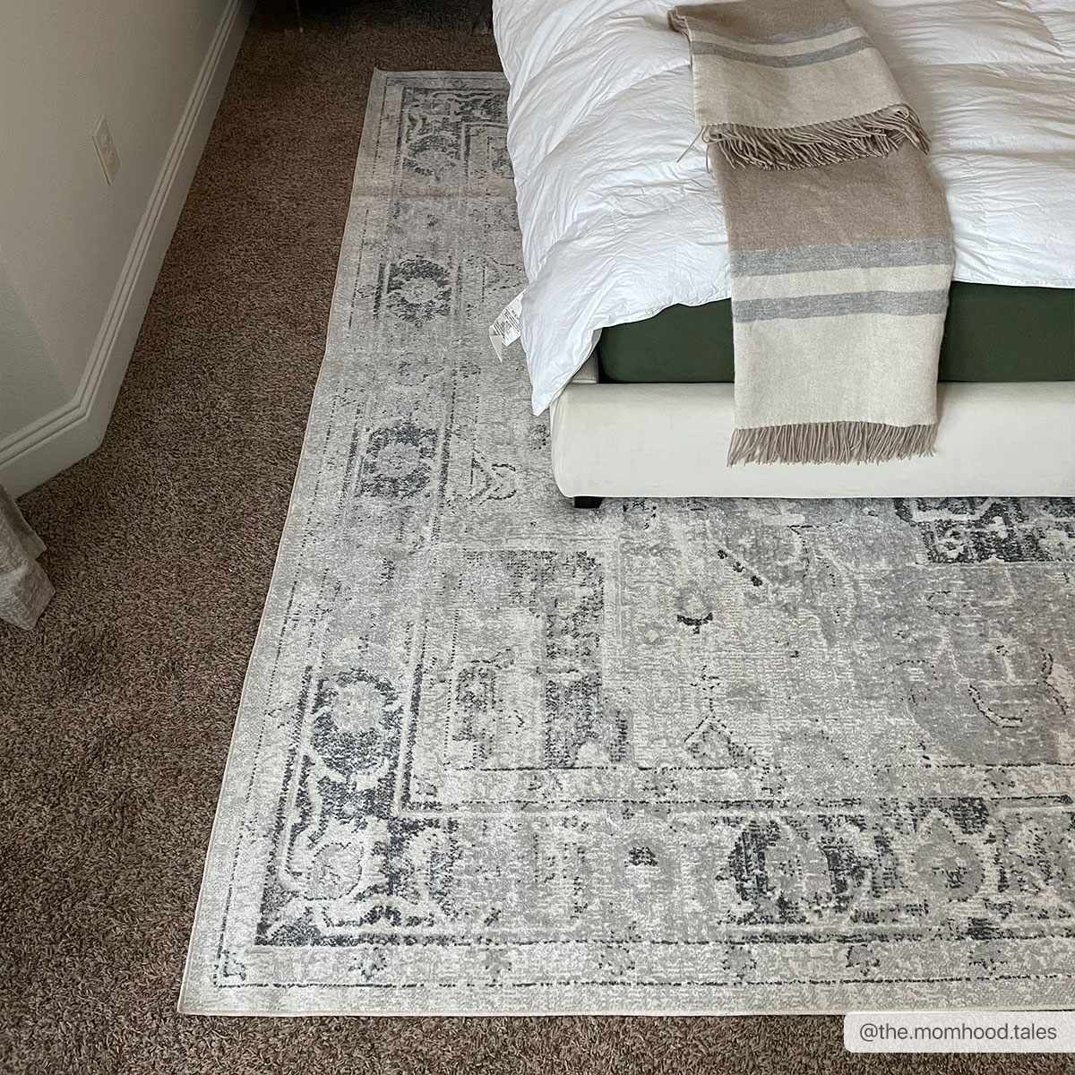 Akram Antrasit Flat Pile Washable Rug - Image 3