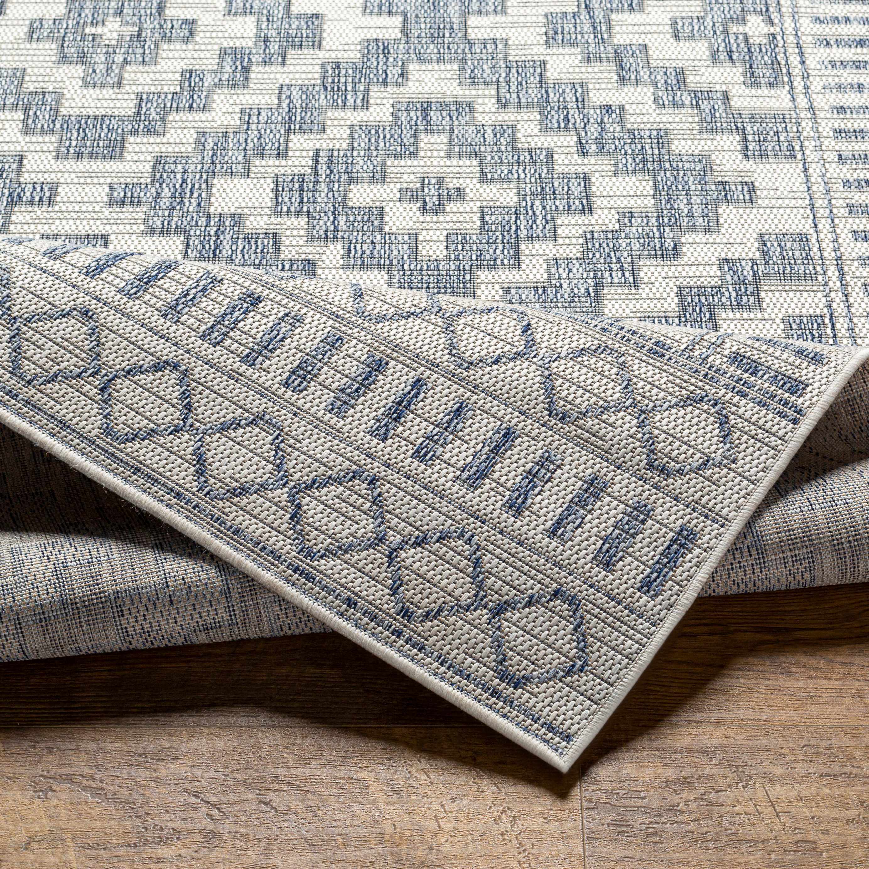 Kabala Dark Blue Area Rug - Clearance - Image 4