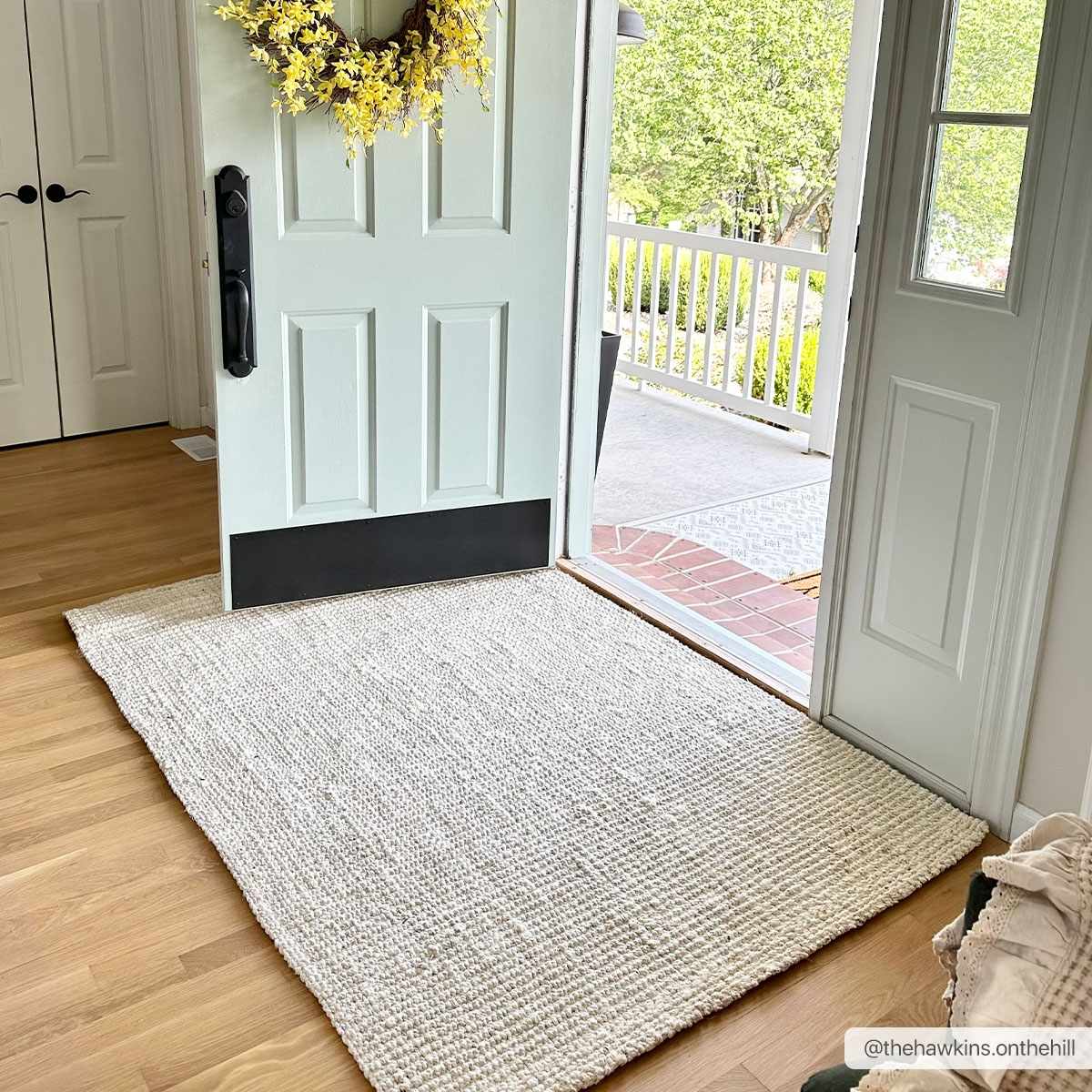 Ambel Cream Jute Rug - Image 3