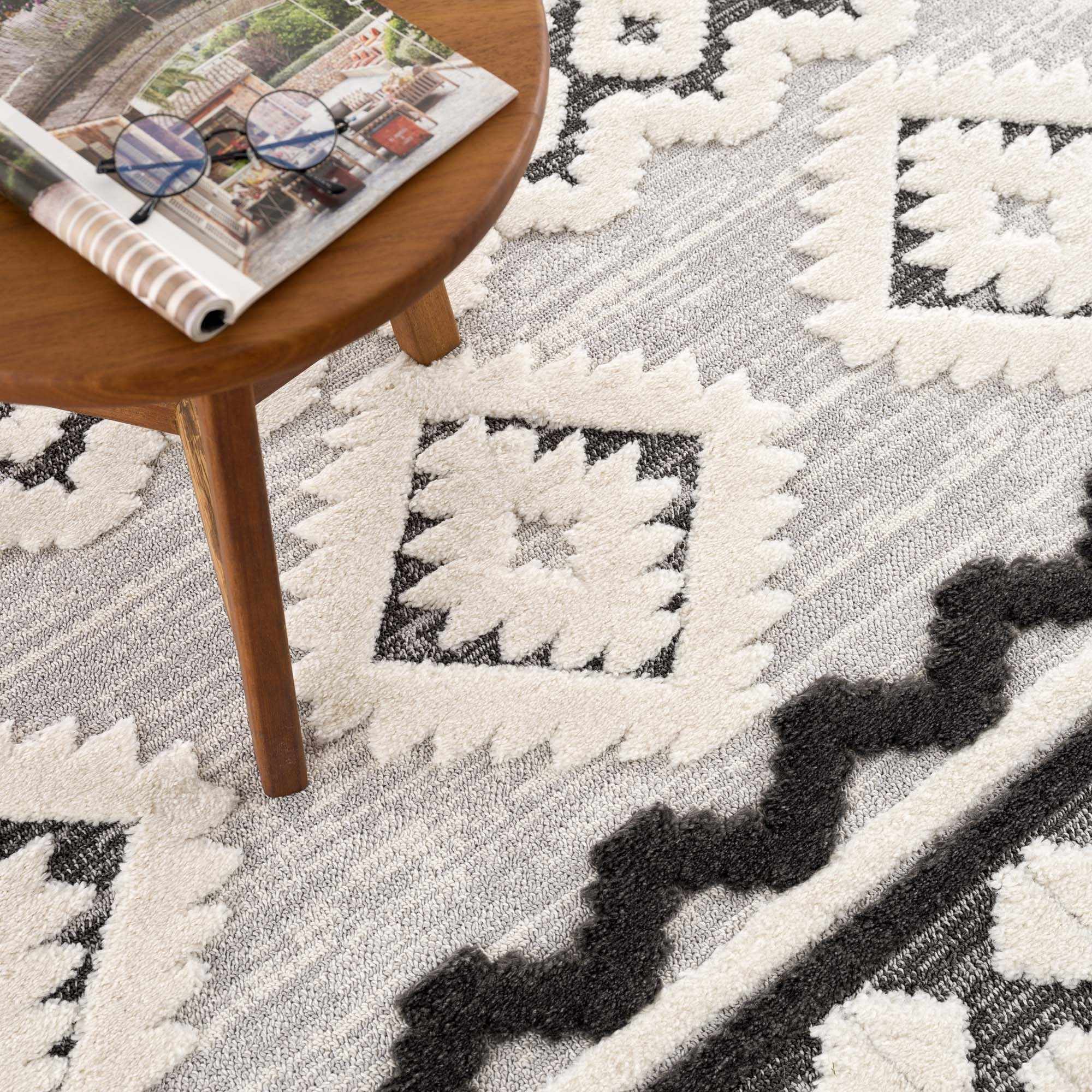 Dinganen High/Low Pile Area Rug - Clearance - Image 13