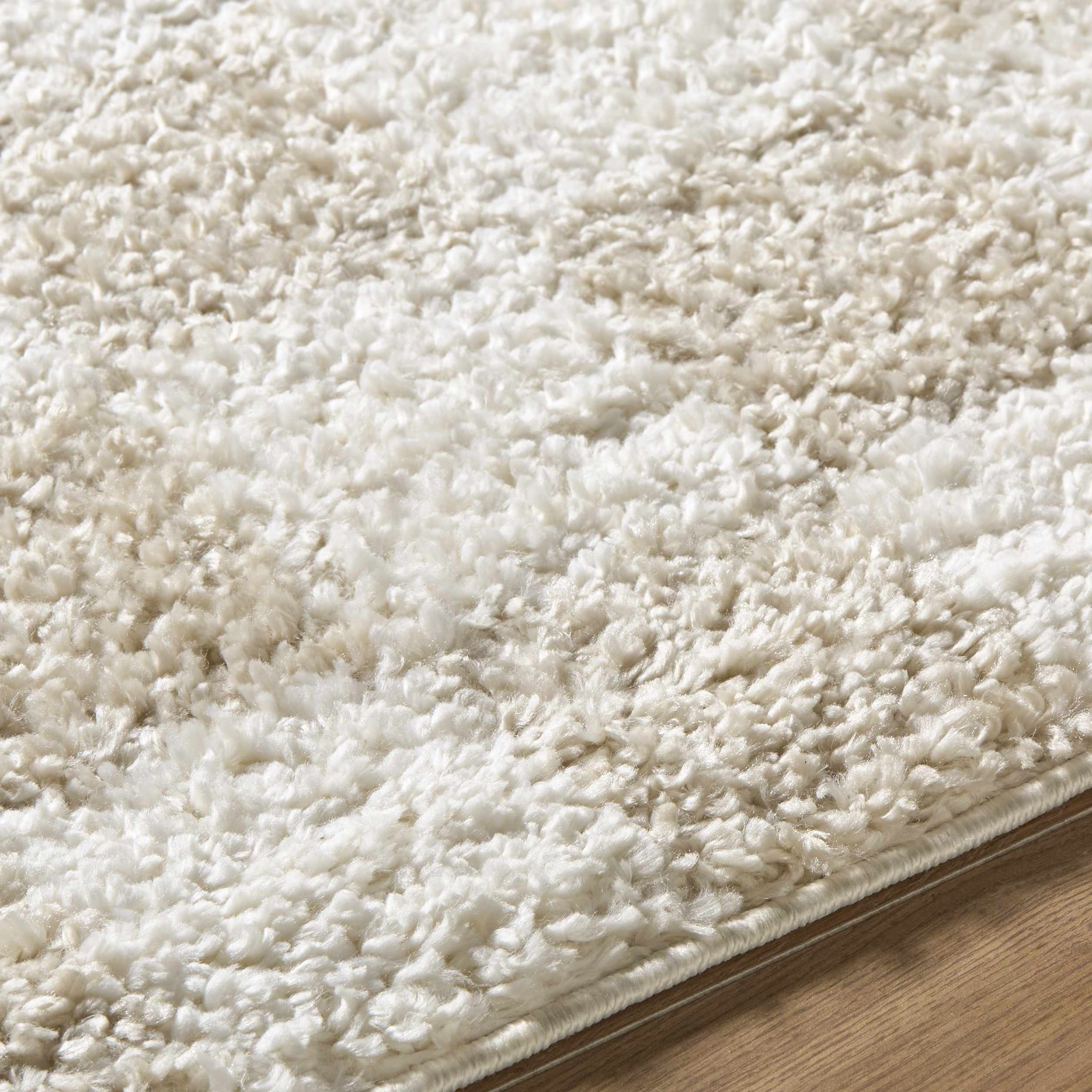 Gridline Off White & Ivory Checkered Area Rug - Image 5