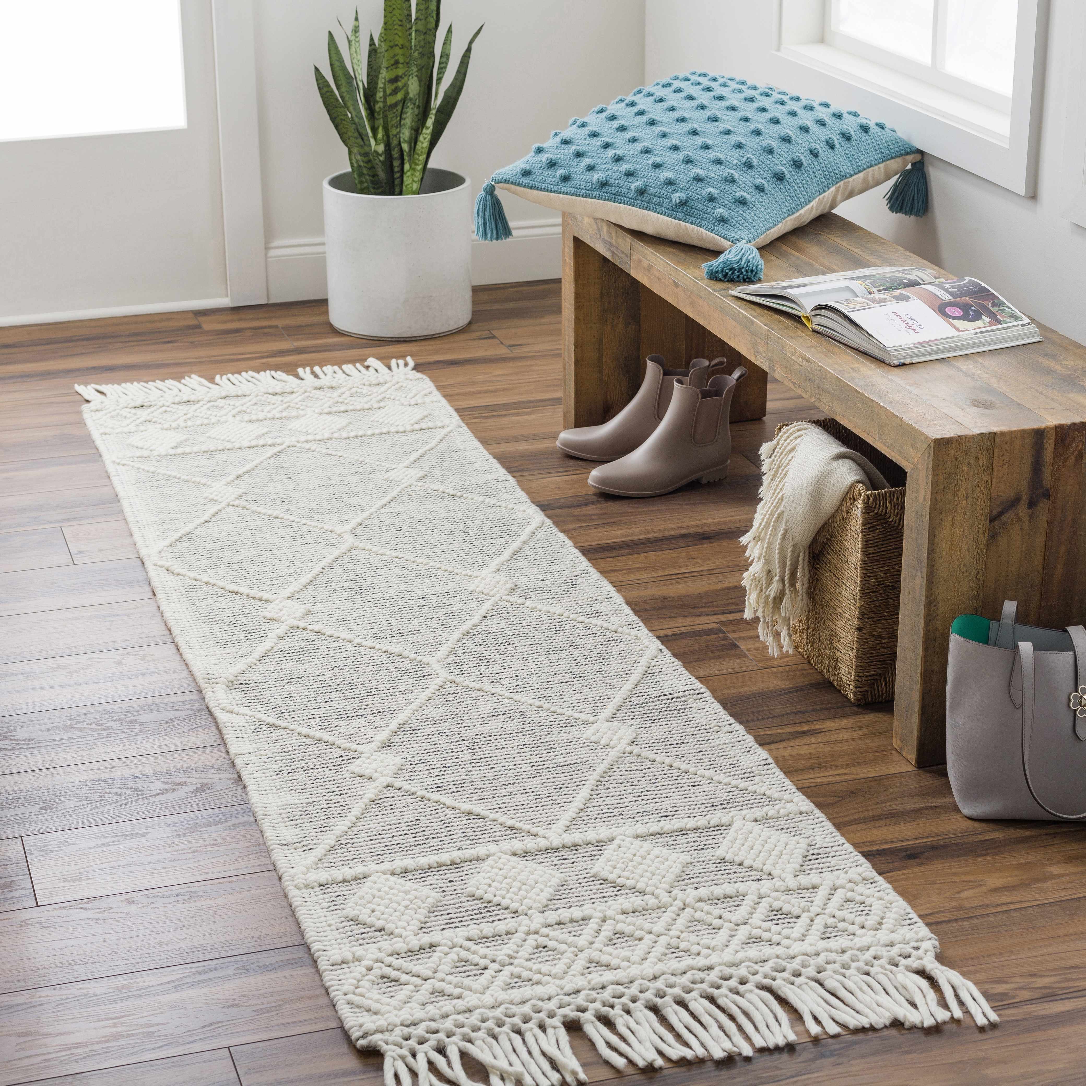 Hemingway Wool Rug with Tassels - Clearance - Image 3