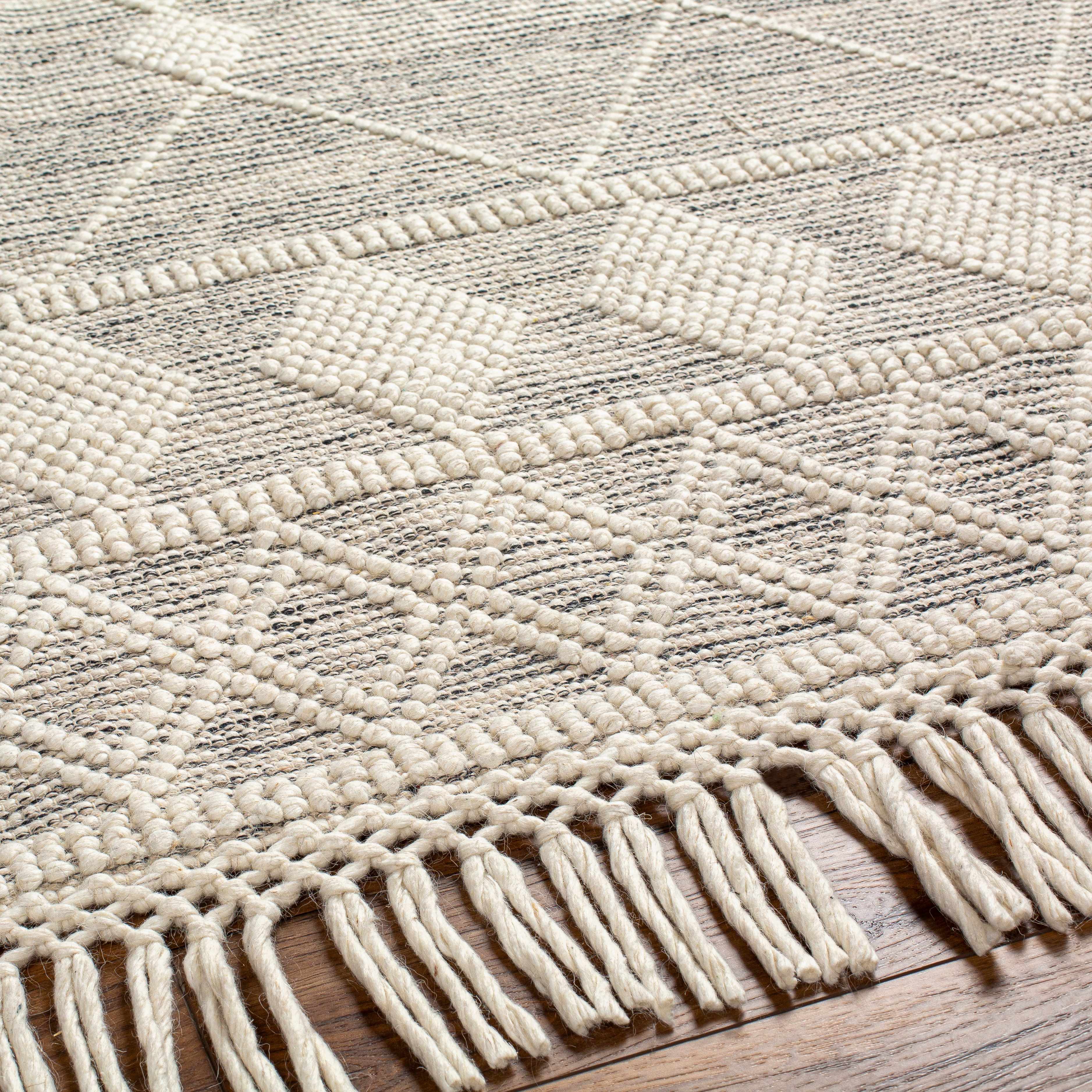 Hemingway Wool Rug with Tassels - Clearance - Image 8