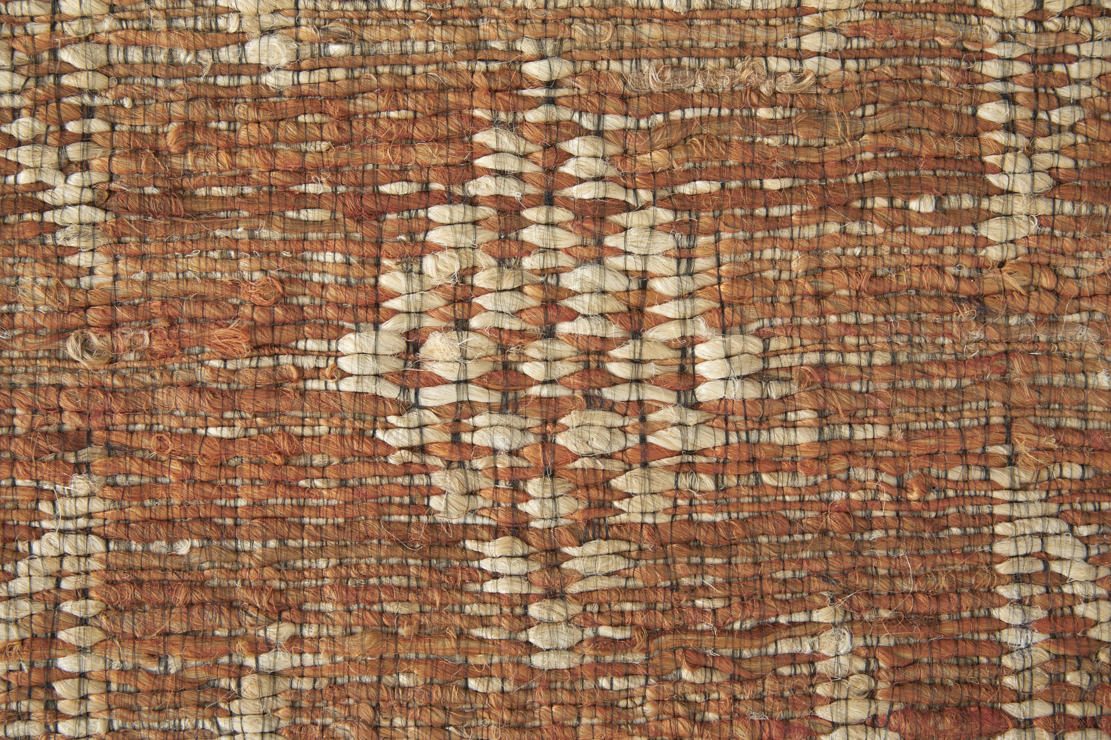 Feizy Lilliana Transitional Geometric - Orange/Ivory/Tan Area Rug - Clearance - Image 6