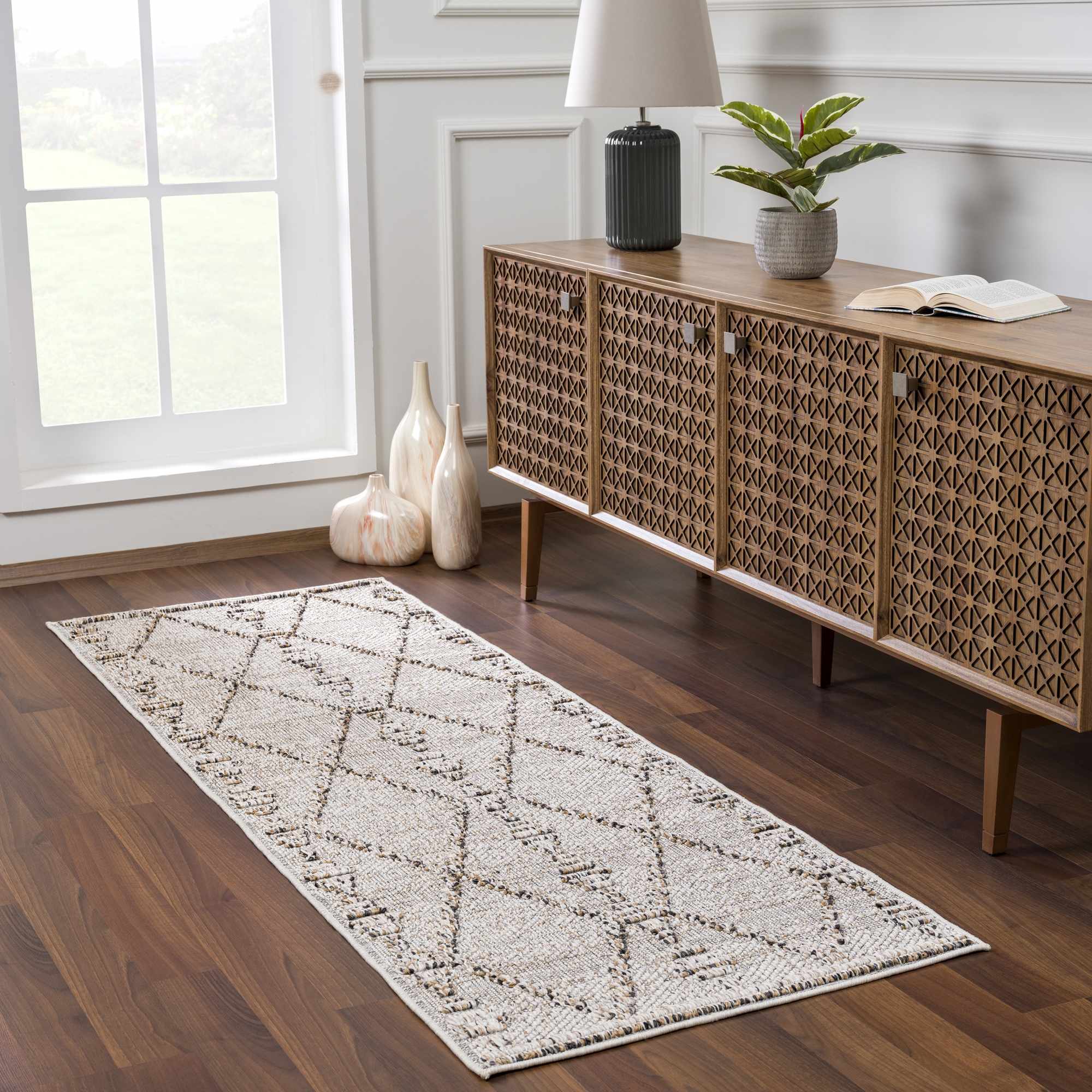 Nyla Bone Indoor & Outdoor Rug - 2x3 - Clearance - Image 10
