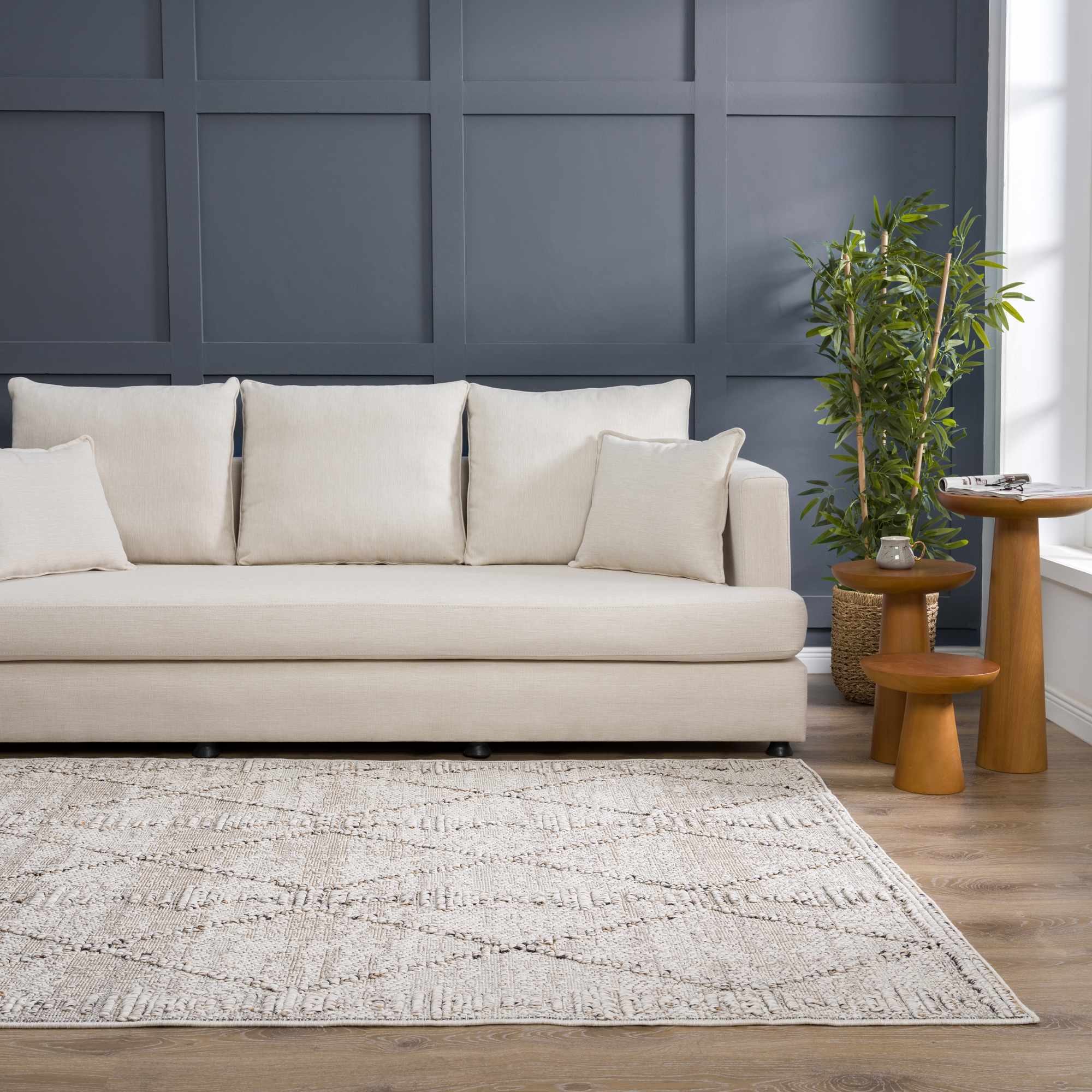 Nyla Bone Indoor & Outdoor Rug - 2x3 - Clearance - Image 11
