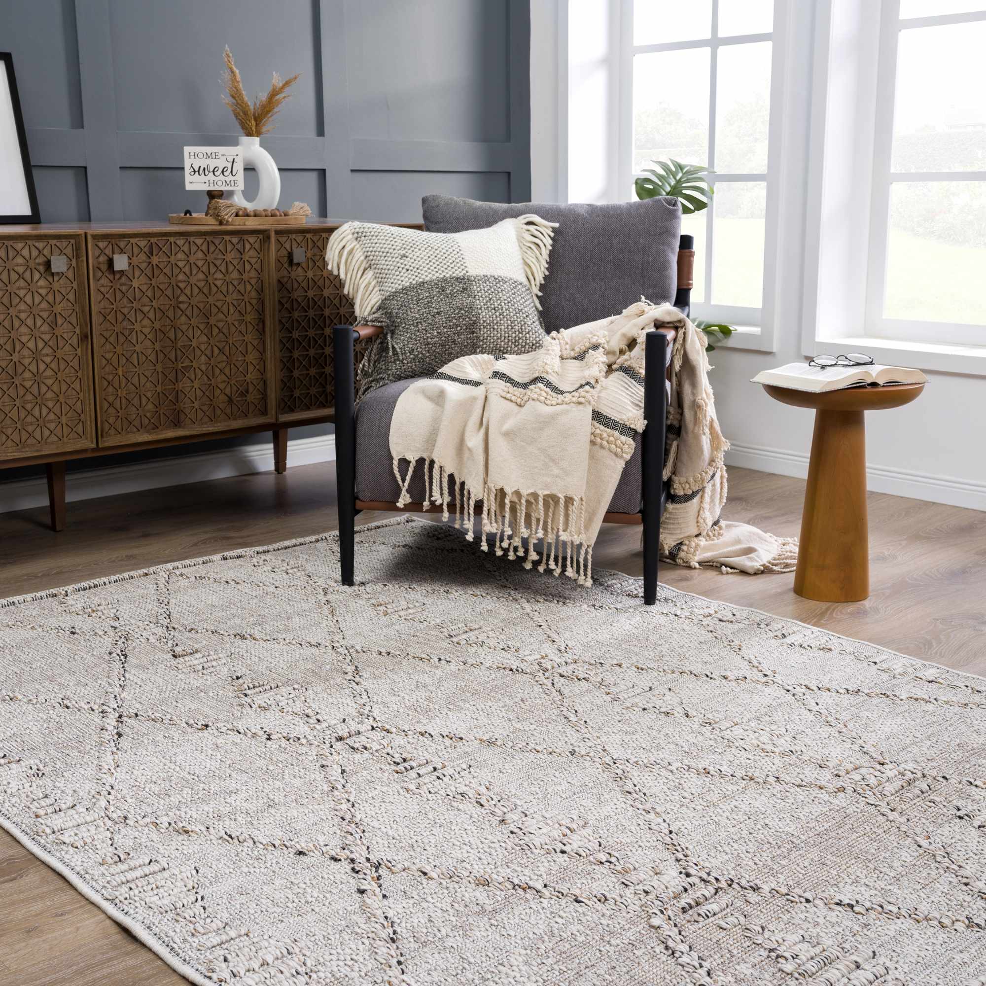Nyla Bone Indoor & Outdoor Rug - 2x3 - Clearance - Image 17