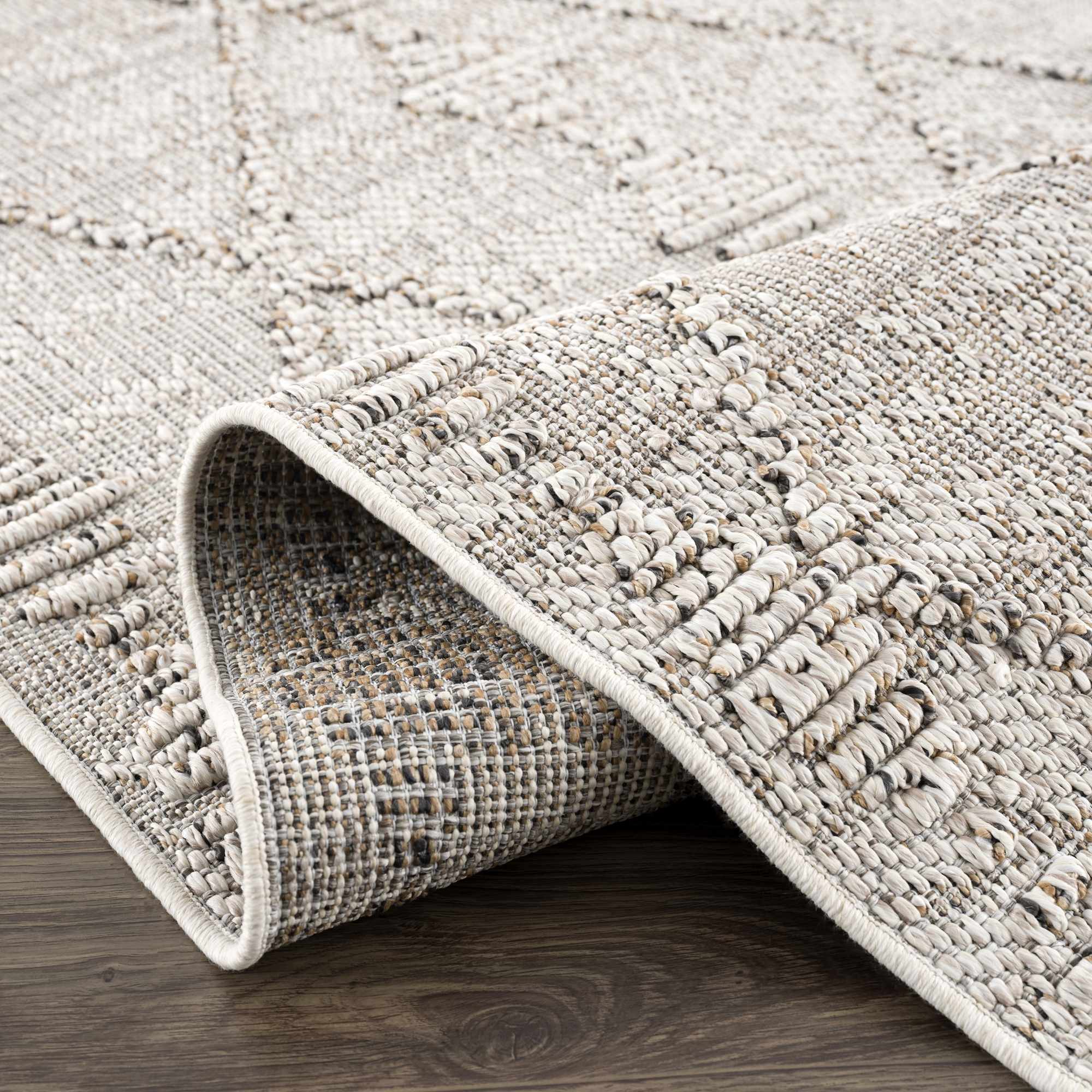 Nyla Bone Indoor & Outdoor Rug - 2x3 - Clearance - Image 8