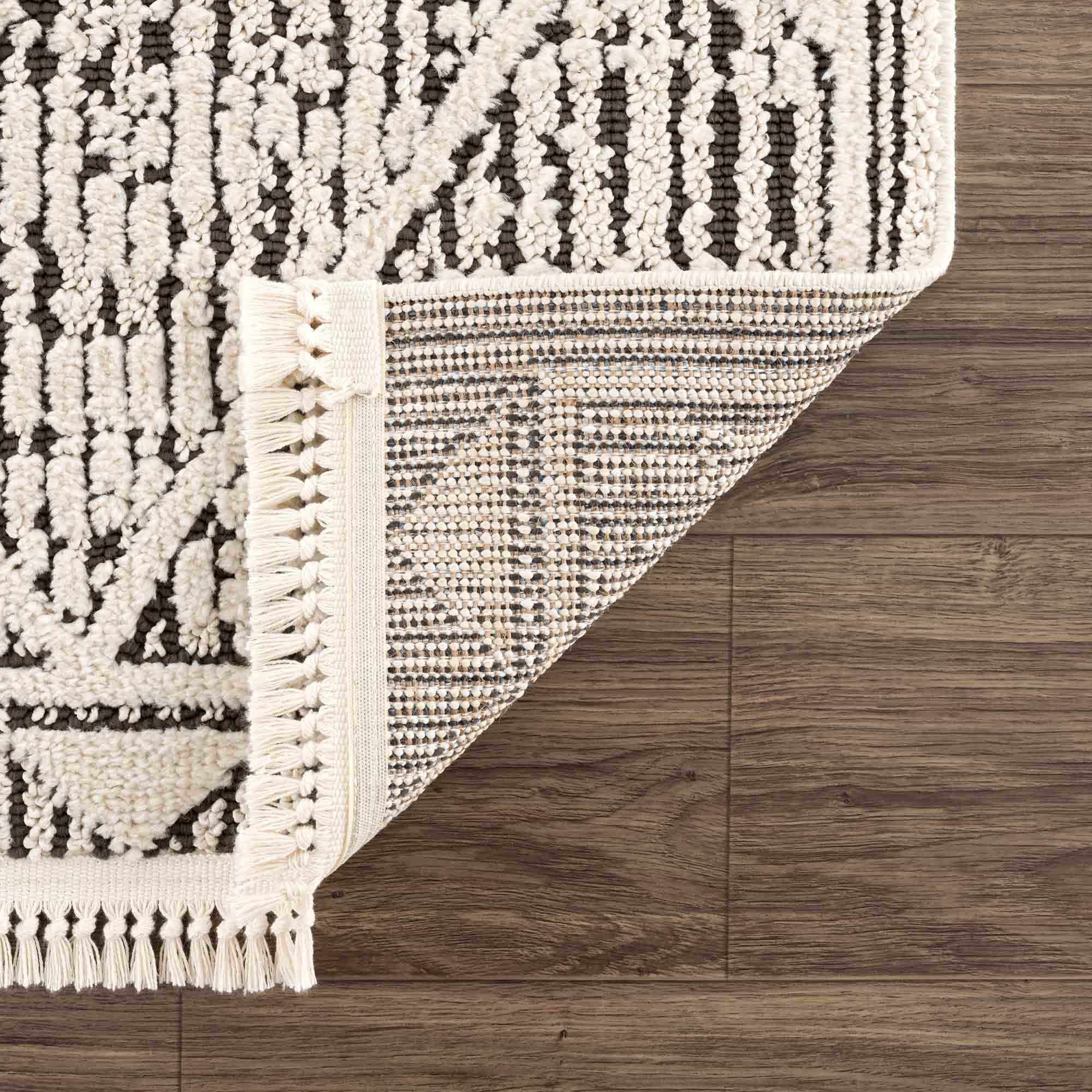 Umay Textured Beige Rug - Clearance - Image 6